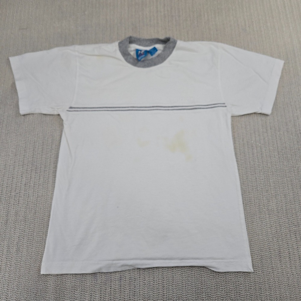 Vintage Big Dogs‎ Shirt Kids Youth Large White Short Sleeve